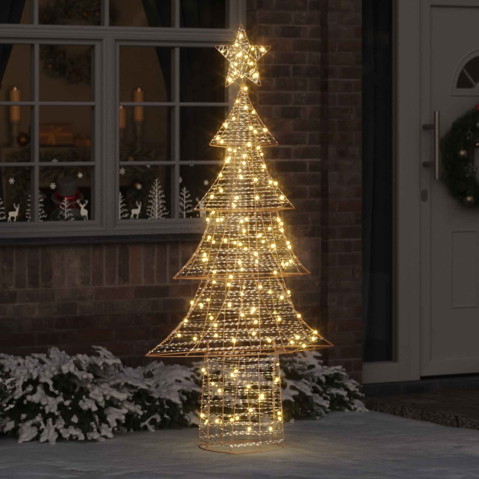 Weihnachtsbaum Mit 120 Leds Warmweiß Pet