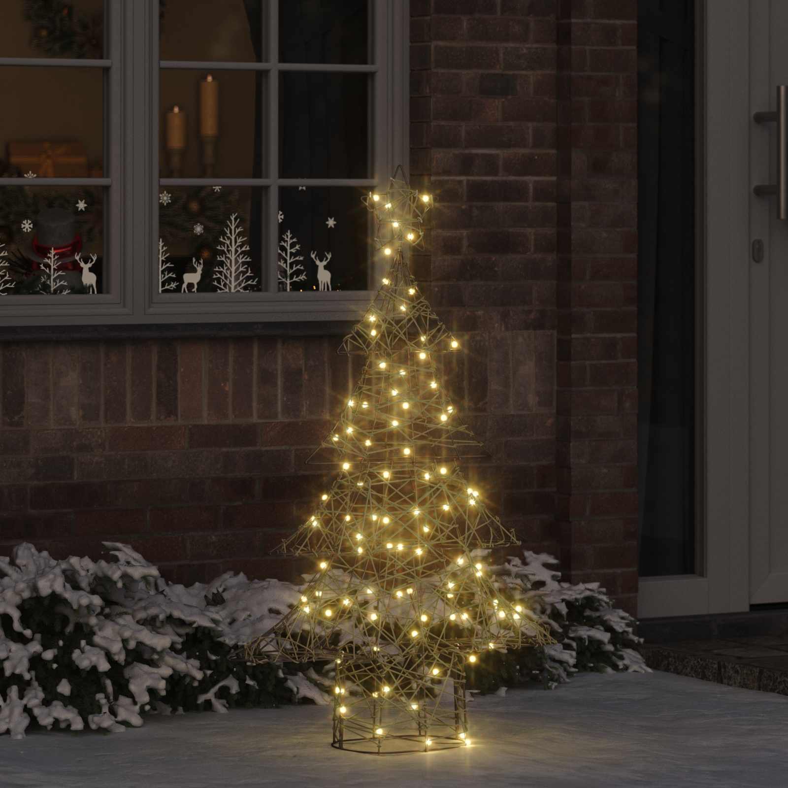 Weihnachtsbaum Mit 120 Leds Warmweiß Pet