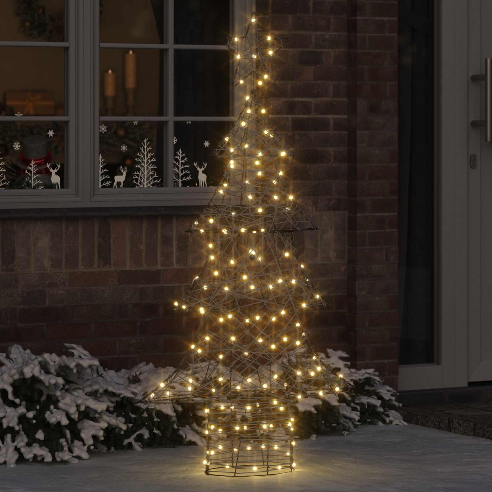 Weihnachtsbaum Mit 120 Leds Warmweiß Pet