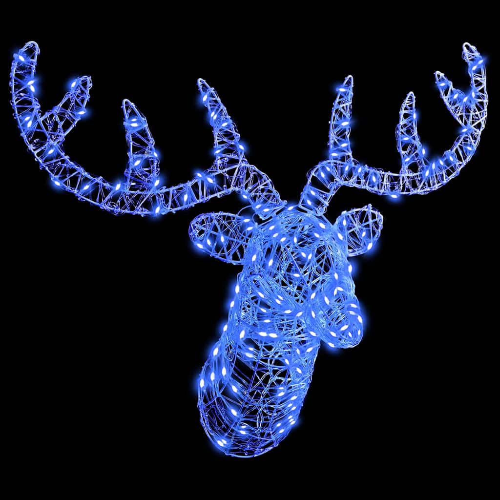 Rentierkopf Mit 140 Leds 68 X 36,5 X 62,5 Cm Acryl