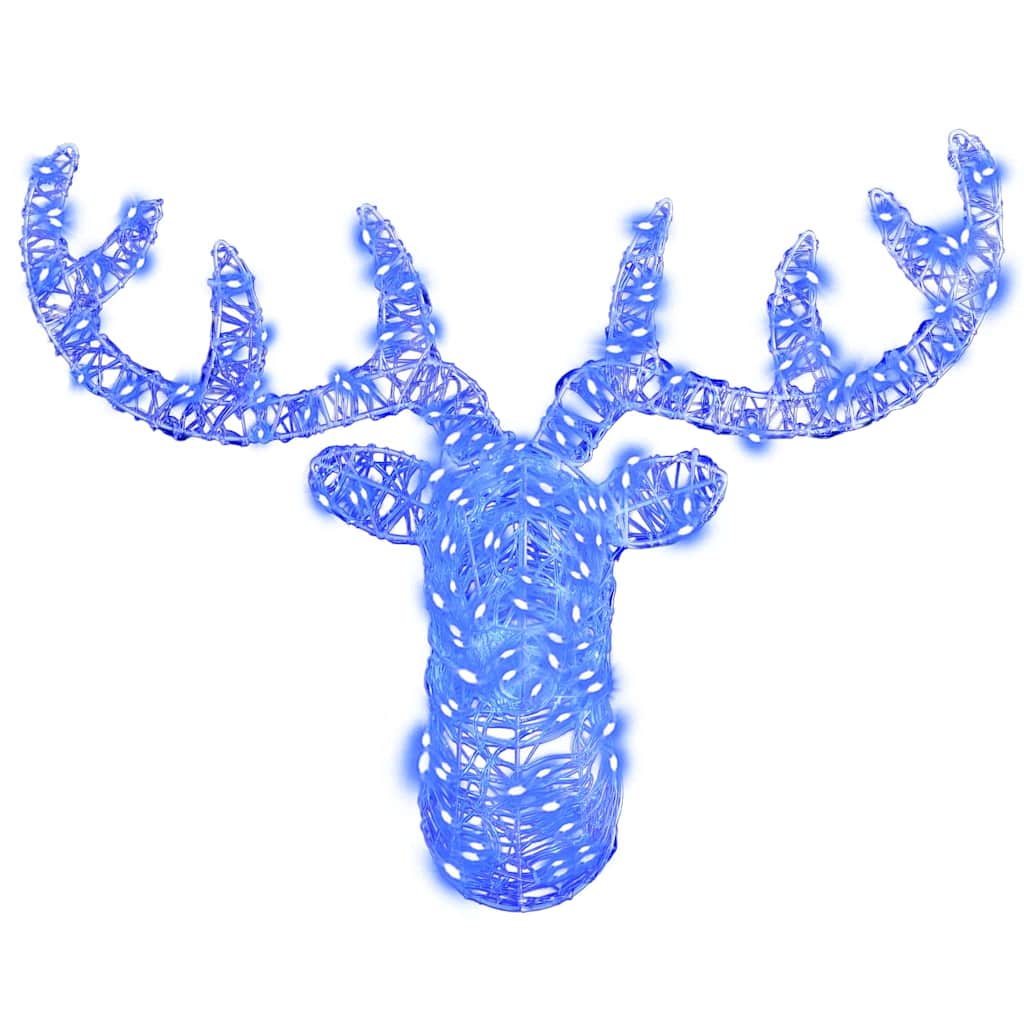 Rentierkopf Mit 140 Leds 68 X 36,5 X 62,5 Cm Acryl