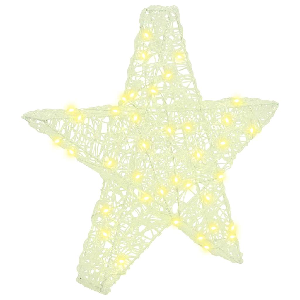 3D Stern Mit 50 Leds 55 X 53.5 X 10 Cm Acryl