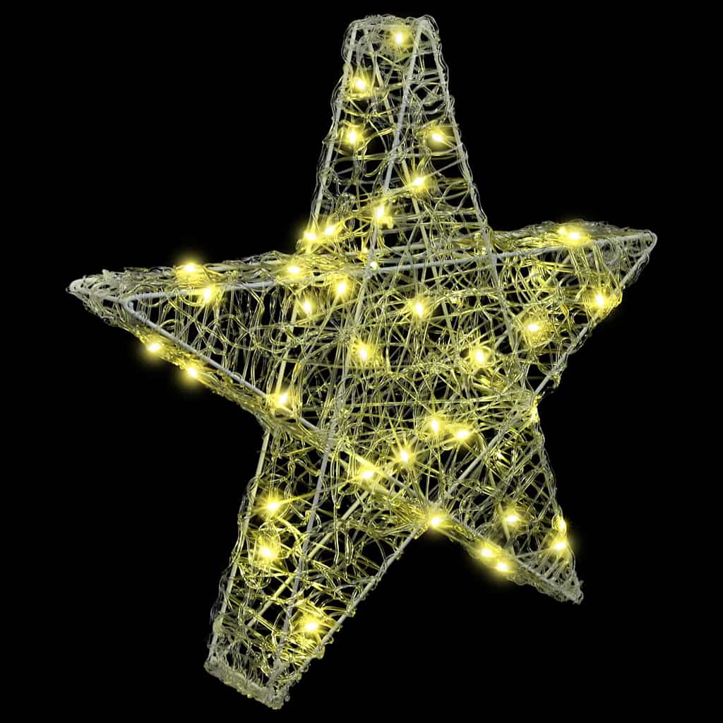 3D Stern Mit 50 Leds 55 X 53.5 X 10 Cm Acryl
