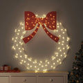Kranz Mit 60 Leds 76 X 76 X 8,5 Cm Acryl