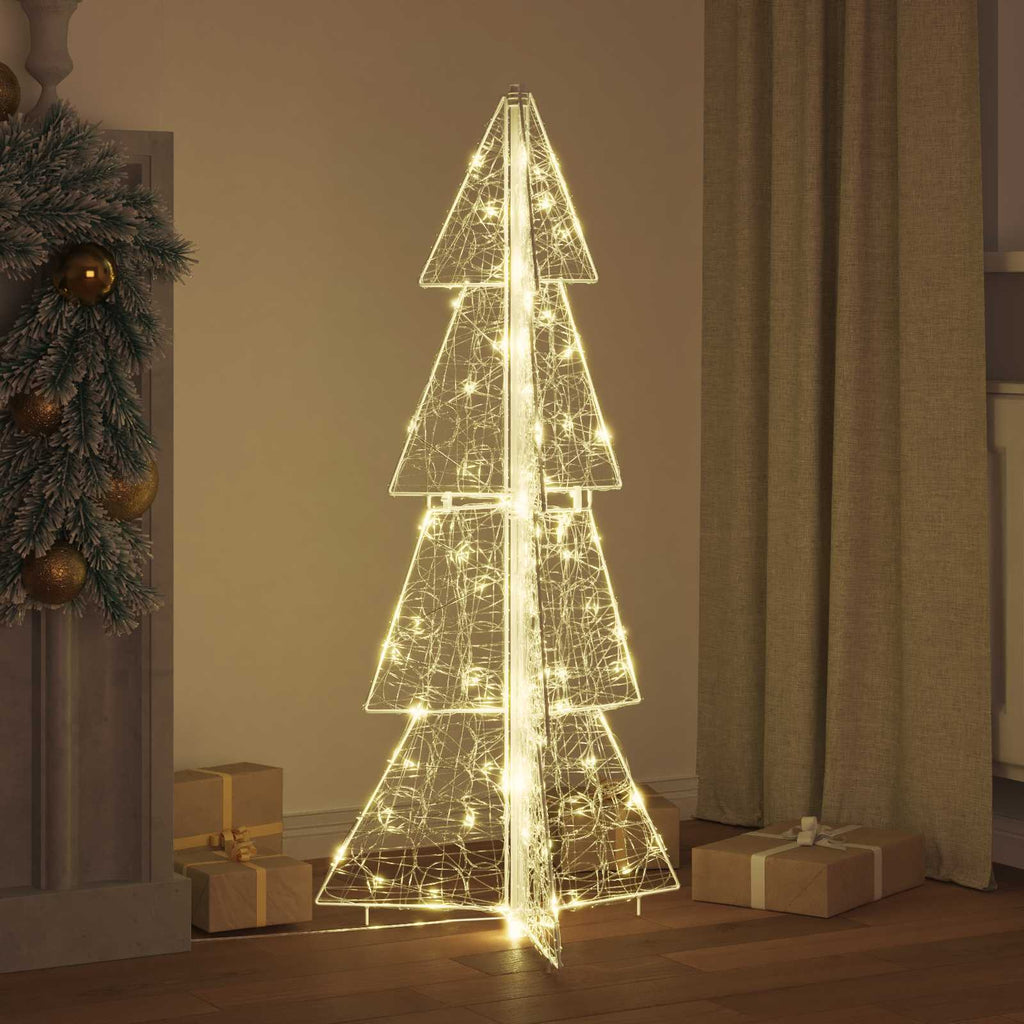 Weihnachtsbaum Mit 100 Leds Warmes Weiß Acryl