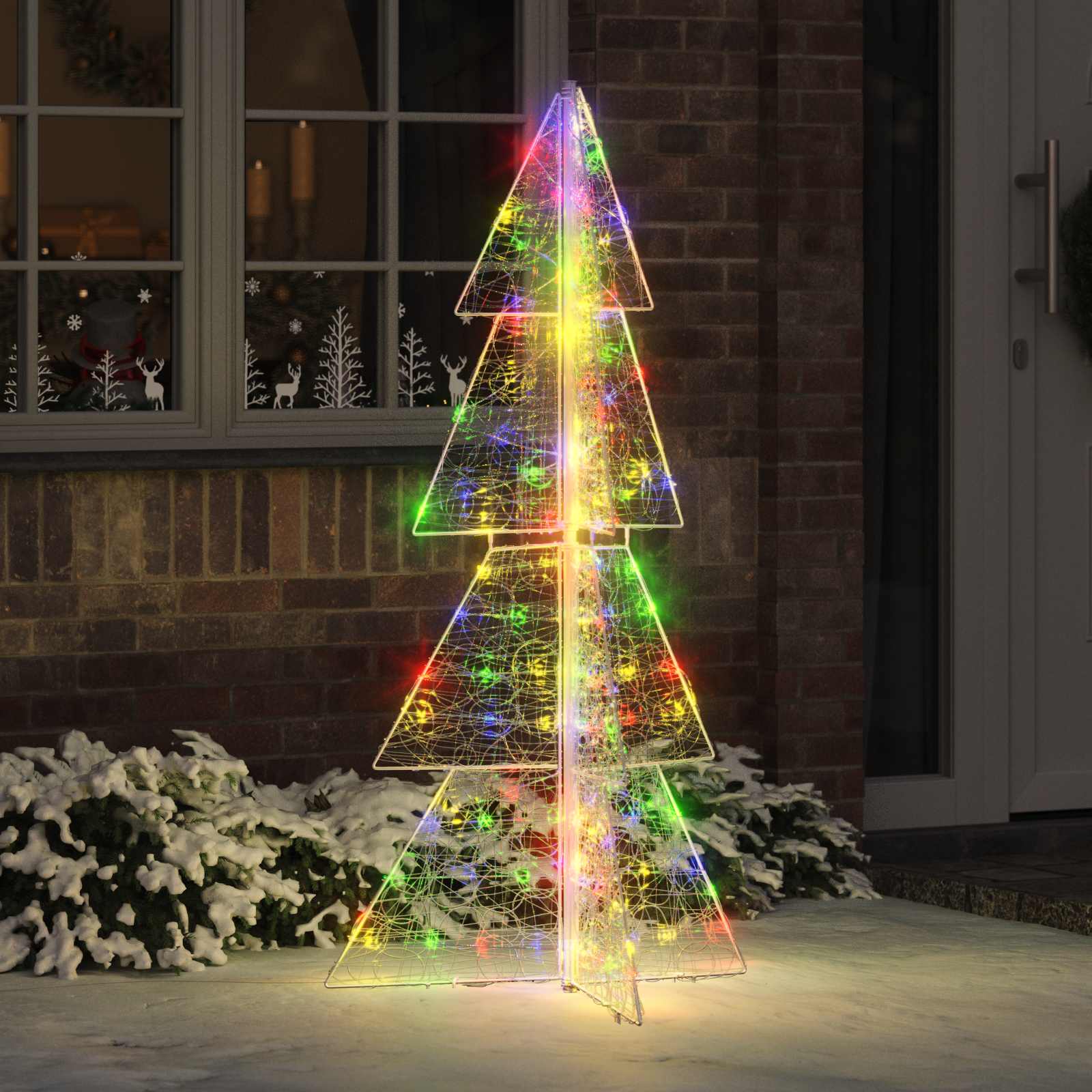 Weihnachtsbaum Mit 100 Leds Warmes Weiß Acryl