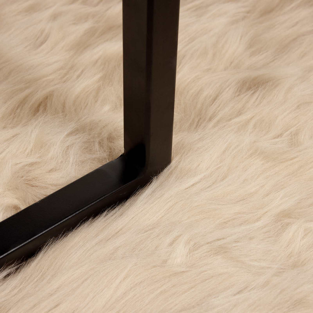 Kunstschaffell Teppich Tafalla Polyester Beige