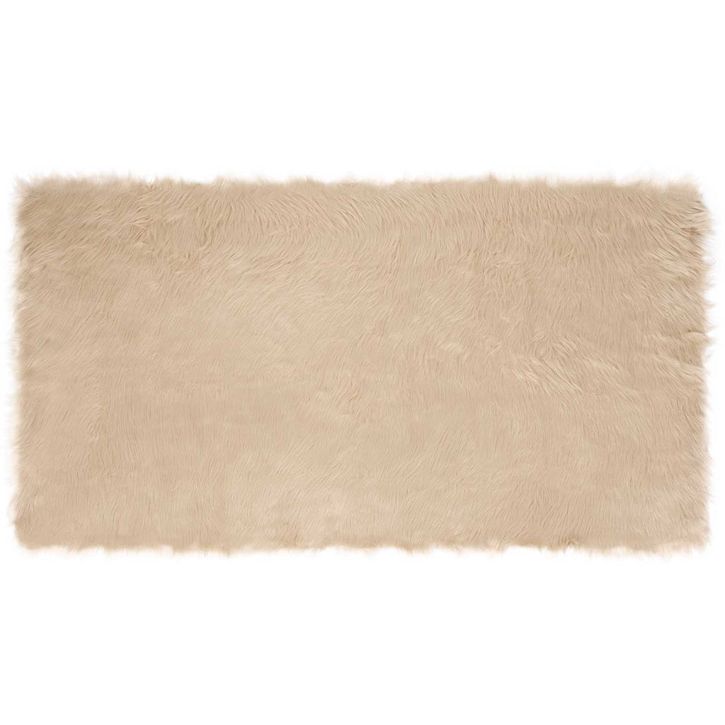 Kunstschaffell Teppich Tafalla Polyester Beige