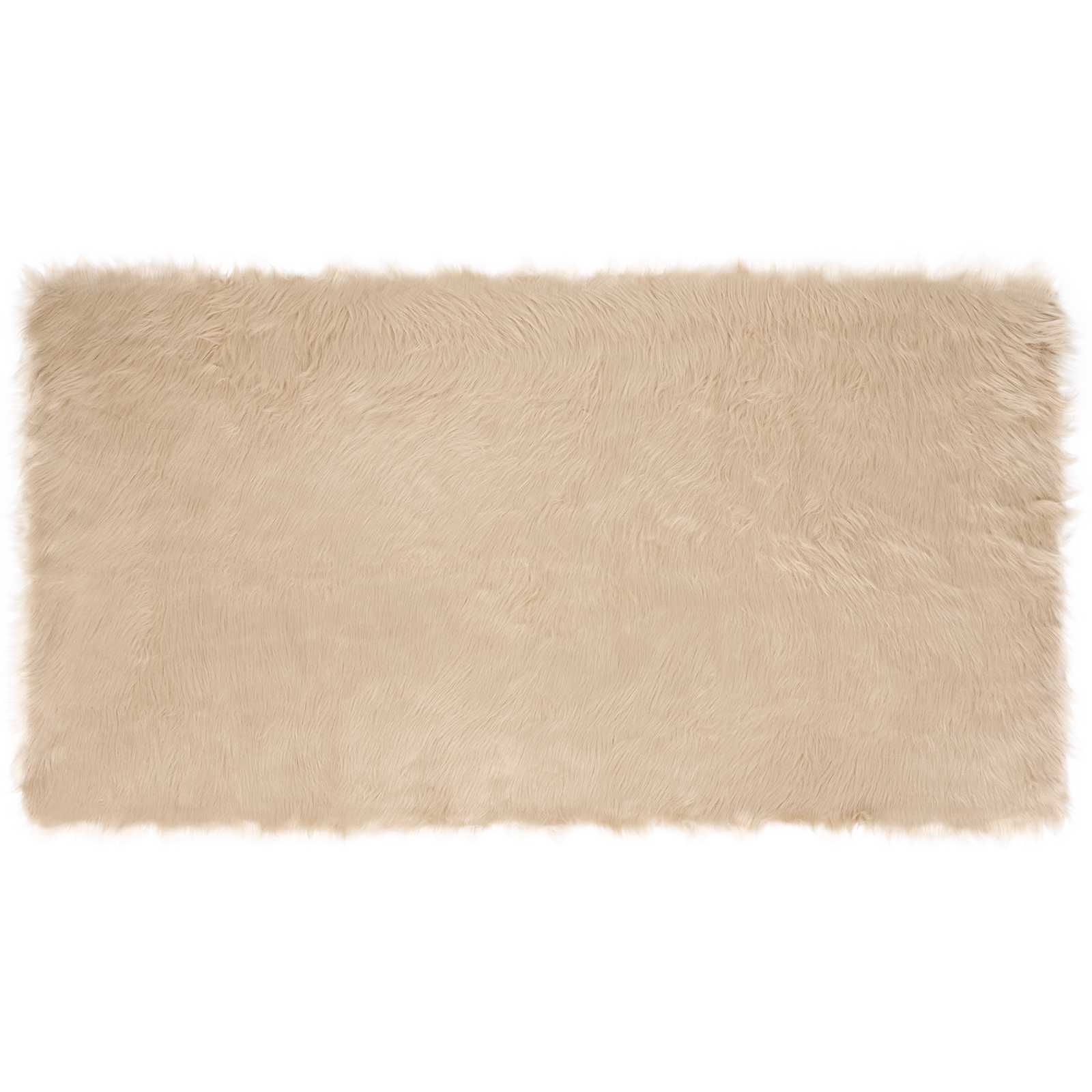 Kunstschaffell Teppich Tafalla Polyester Beige