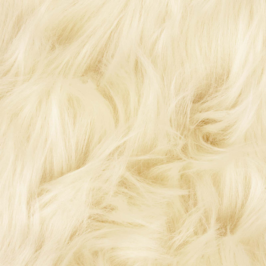 Kunstschaffell Teppich Tafalla Polyester Creme
