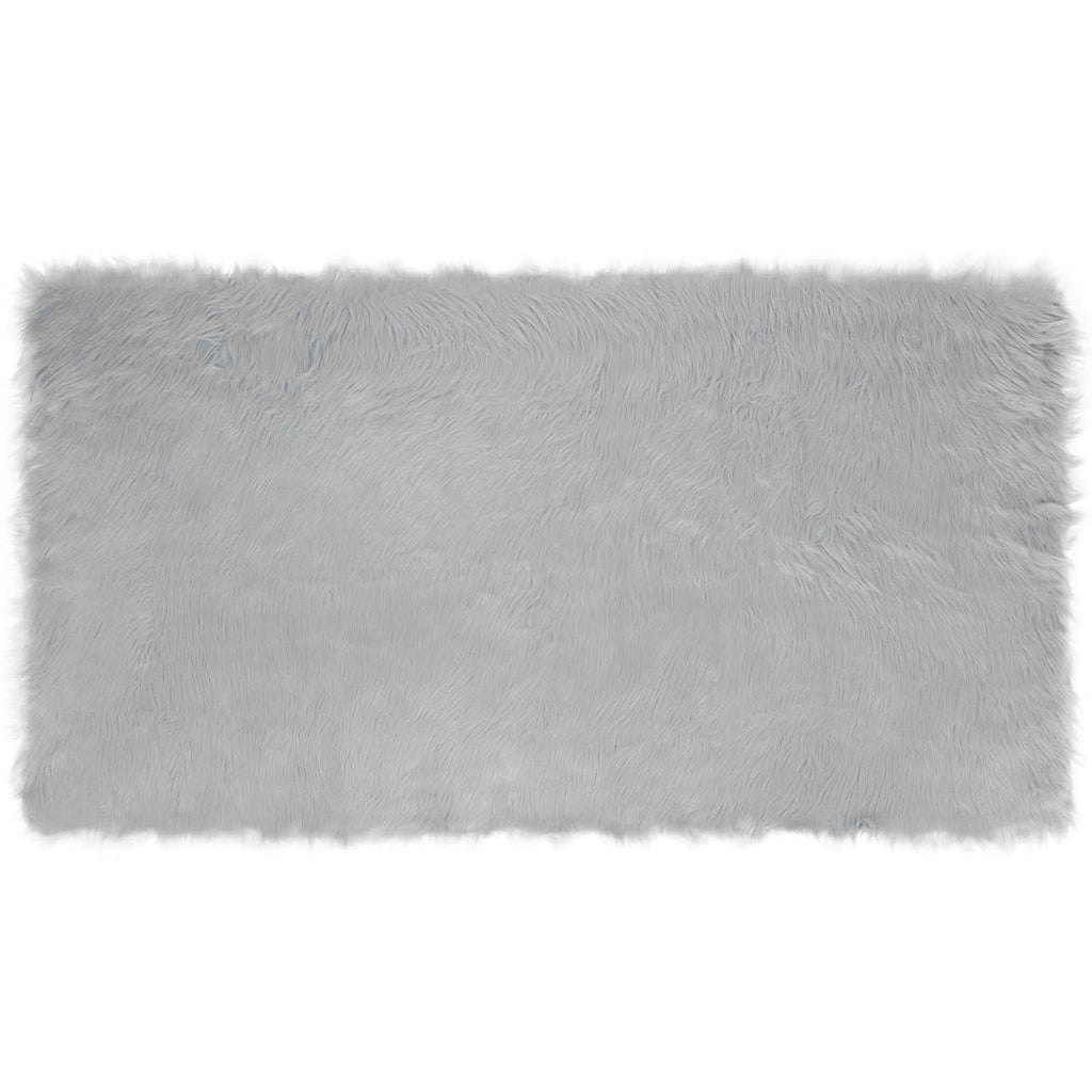 Kunstschaffell Teppich Tafalla Polyester Grau