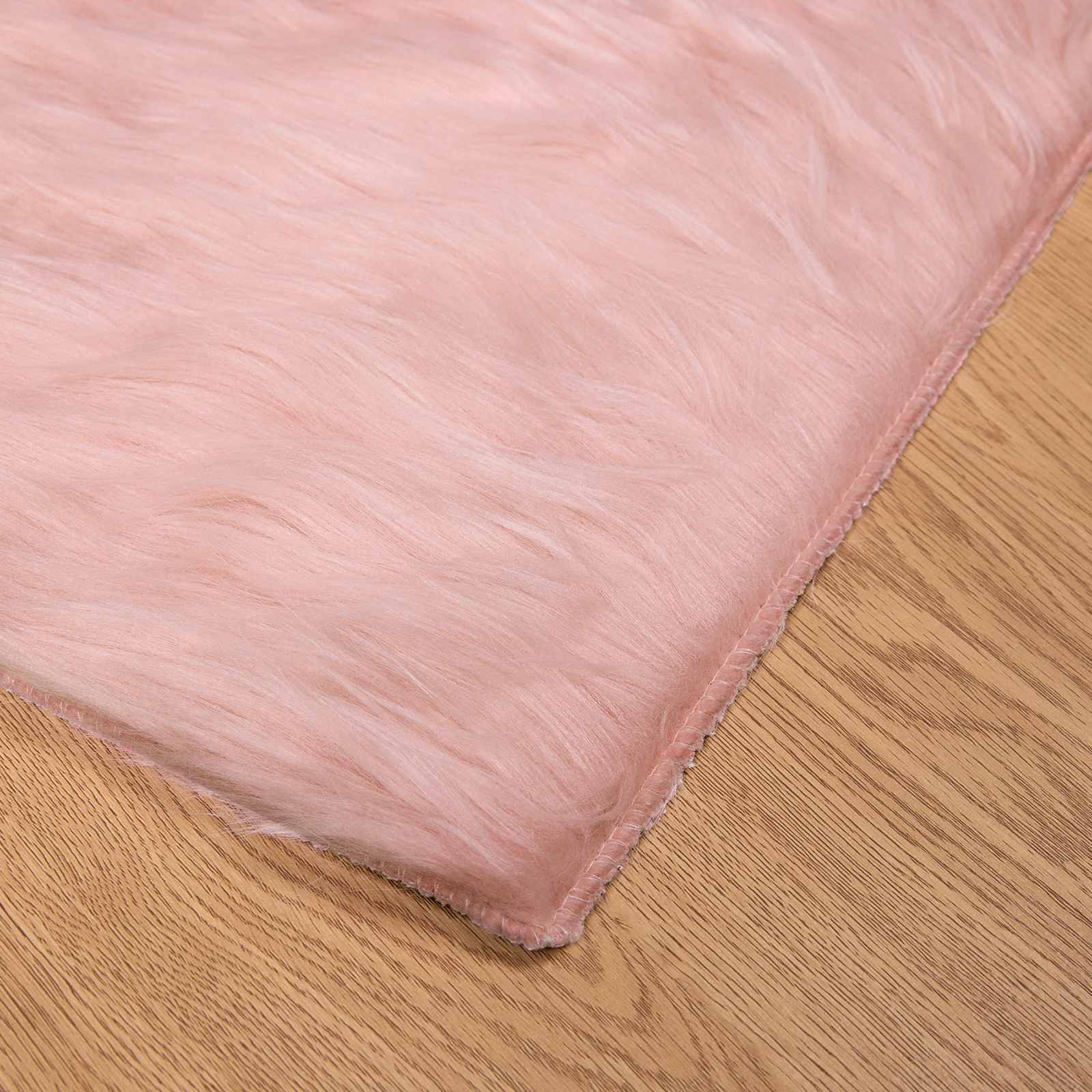 Kunstschaffell Teppich Tafalla Polyester Rosa