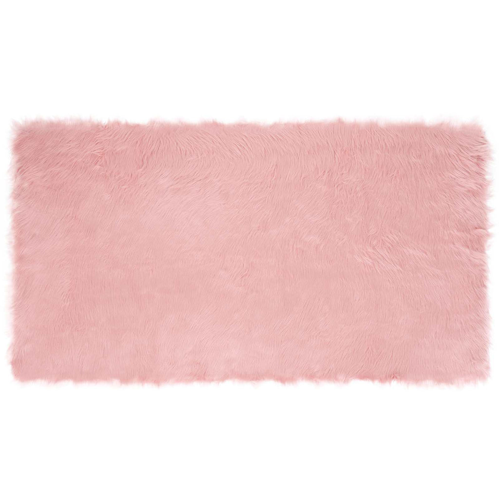Kunstschaffell Teppich Tafalla Polyester Rosa