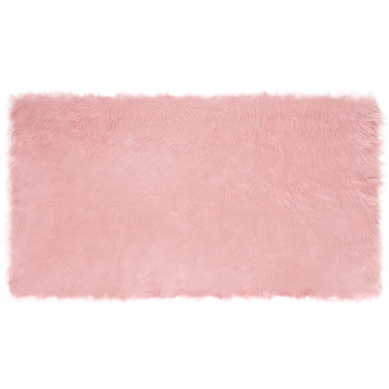 Kunstschaffell Teppich Tafalla Polyester Rosa