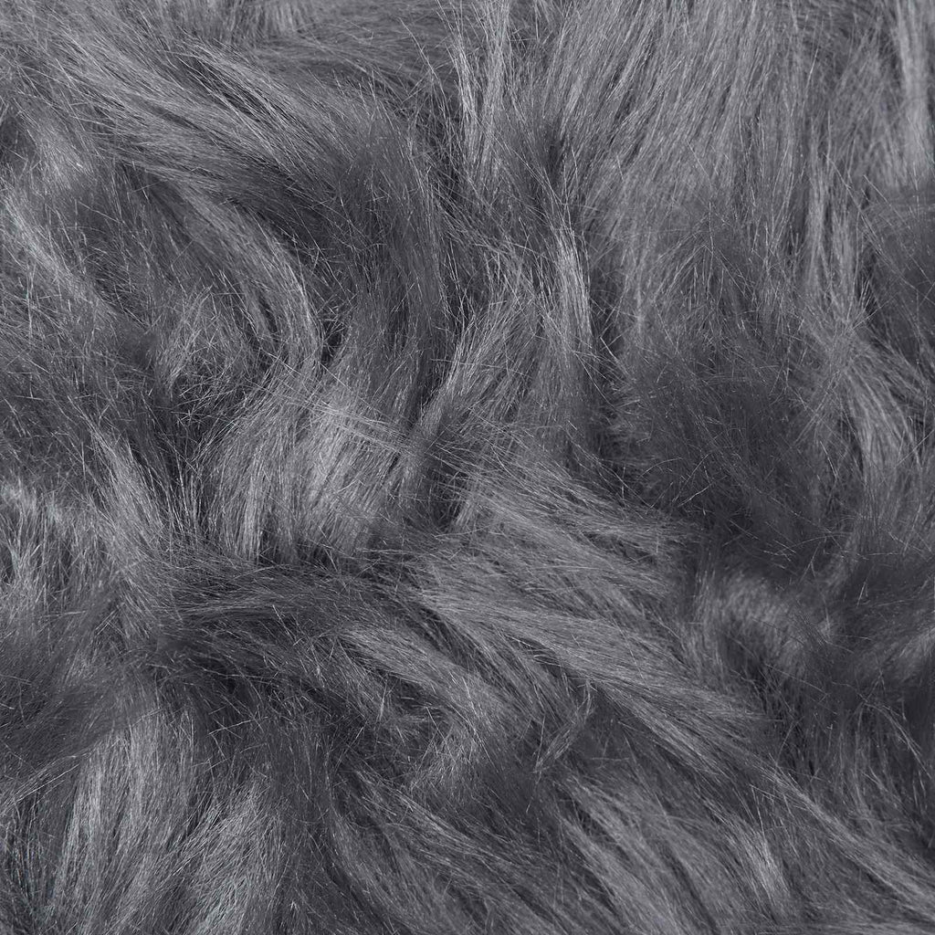 Kunstschaffell Teppich Tafalla Polyester Anthrazit