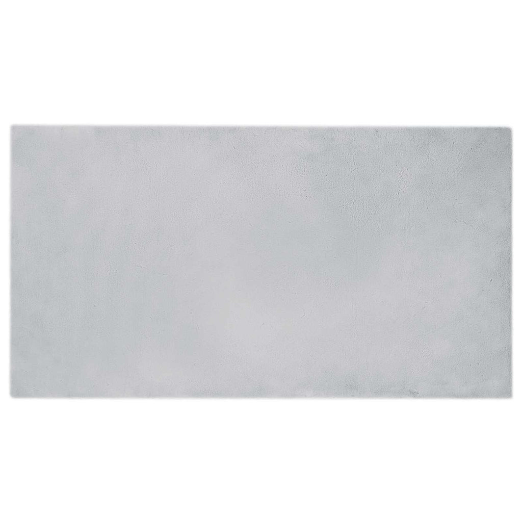 Rutschfester Kunstfellteppich Olite Polyester Grau