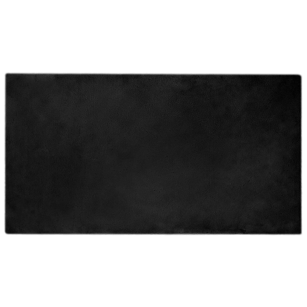 Rutschfester Kunstfellteppich Olite Schwarz