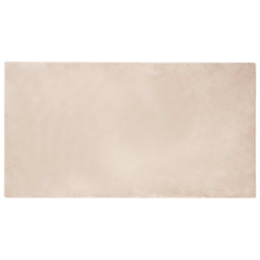 Rutschfester Kunstfellteppich Olite Polyester Taupe