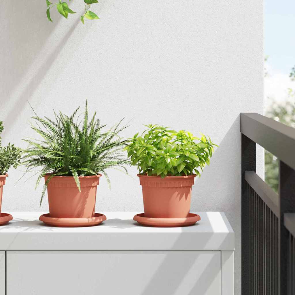 Runder Blumentopf 6 Pcs Kunststoff