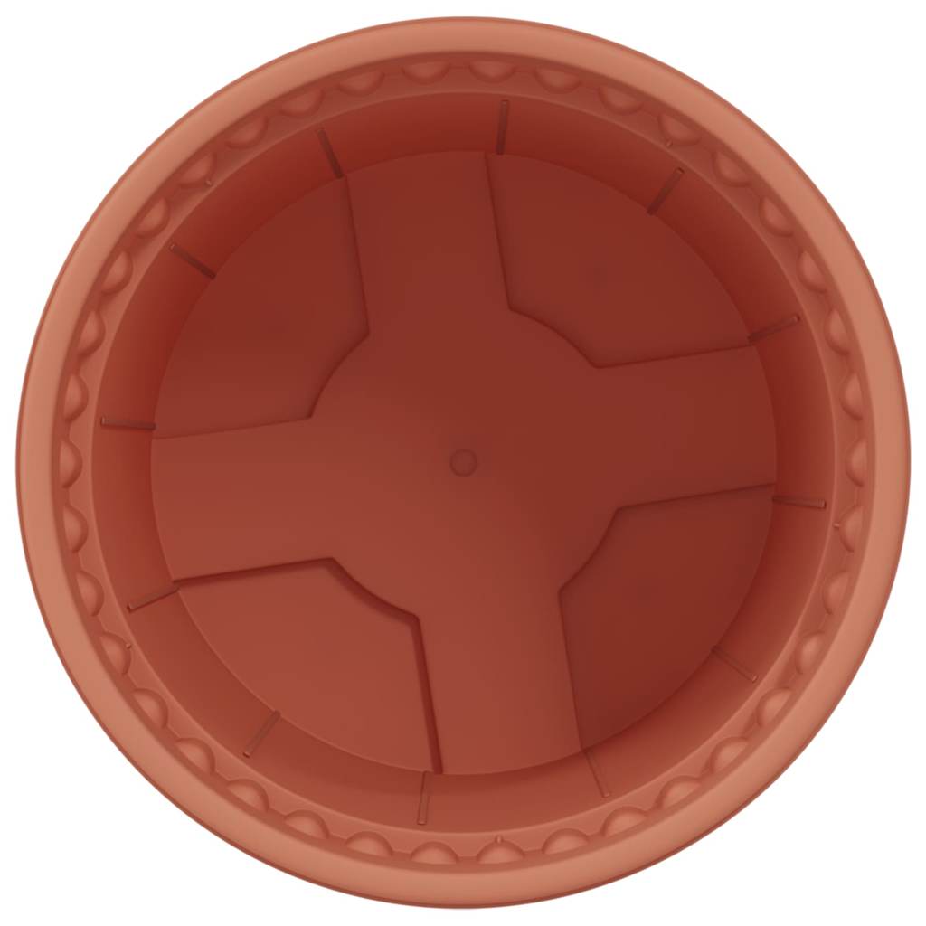 Runder Blumentopf 6 Pcs Kunststoff