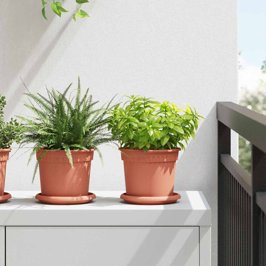 Runder Blumentopf 6 Pcs Kunststoff