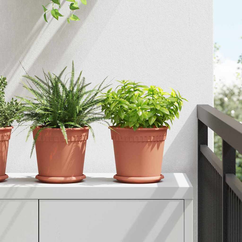 Runder Blumentopf 6 Pcs Kunststoff