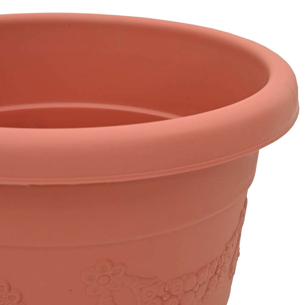 Runder Blumentopf 6 Pcs Ø 26 X 21,5 Cm Kunststoff