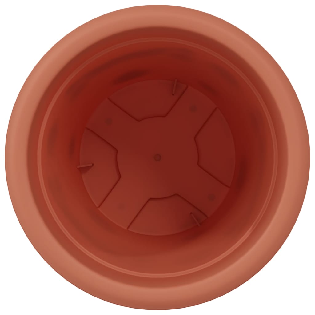 Runder Blumentopf 6 Pcs Ø 26 X 21,5 Cm Kunststoff