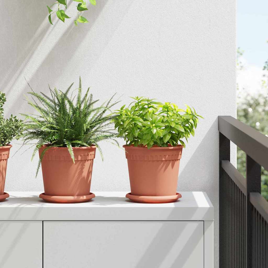 Runde Blumenplatte 6 Pcs Ø 14 X 2 Cm Kunststoff