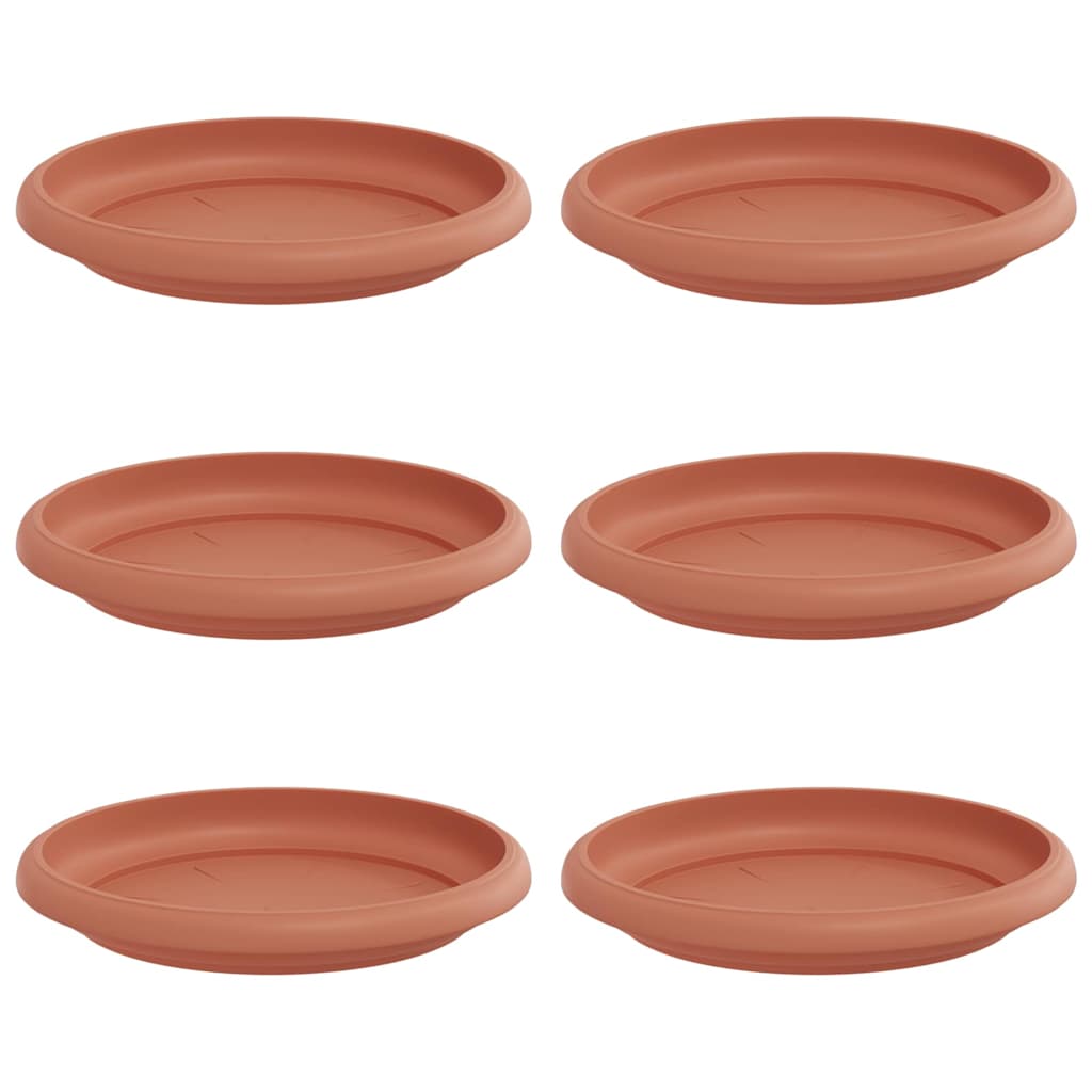 Runde Blumenplatte 6 Pcs Ø 14 X 2 Cm Kunststoff