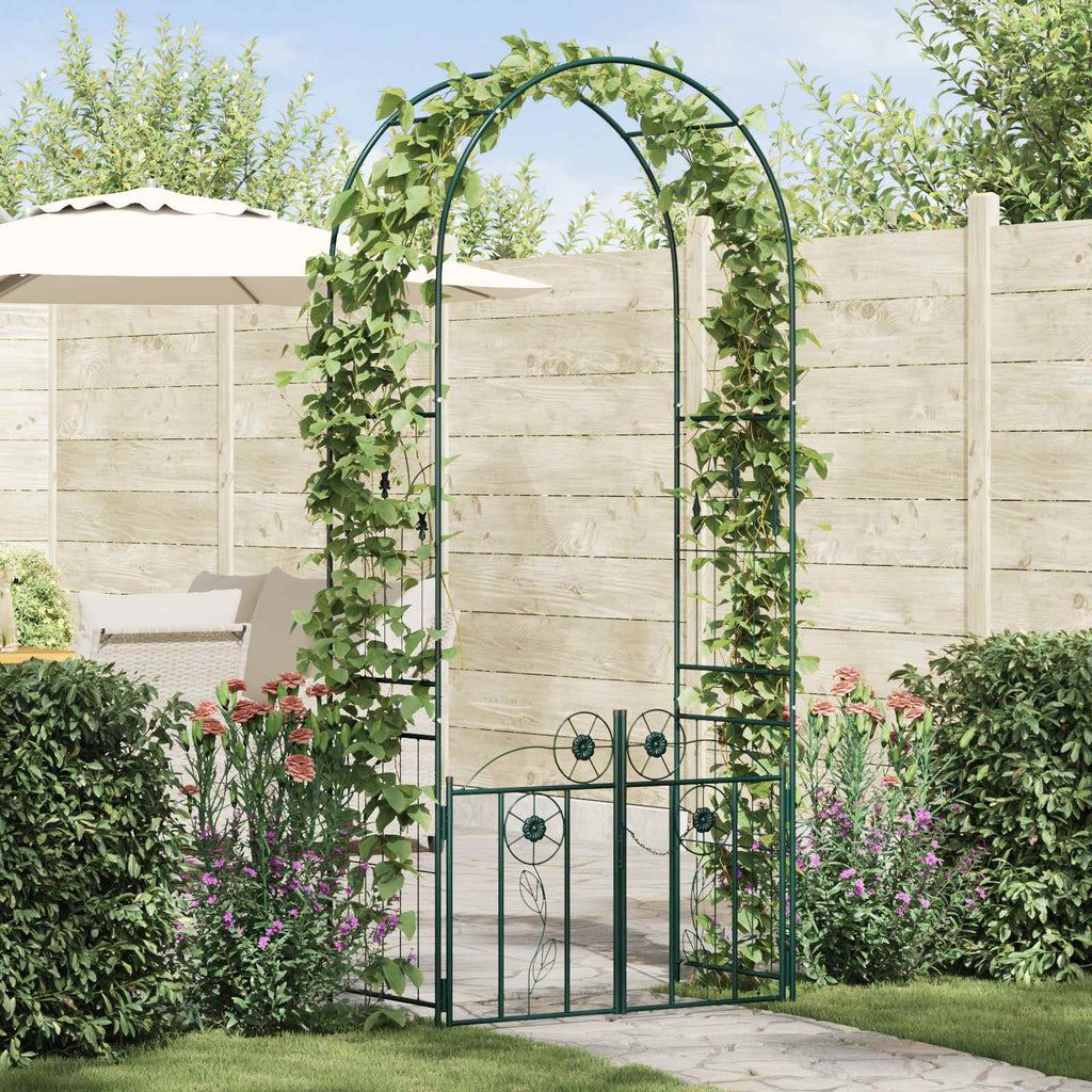 Gartenbogen Mit Schloss 102 X 50 X 218 Cm