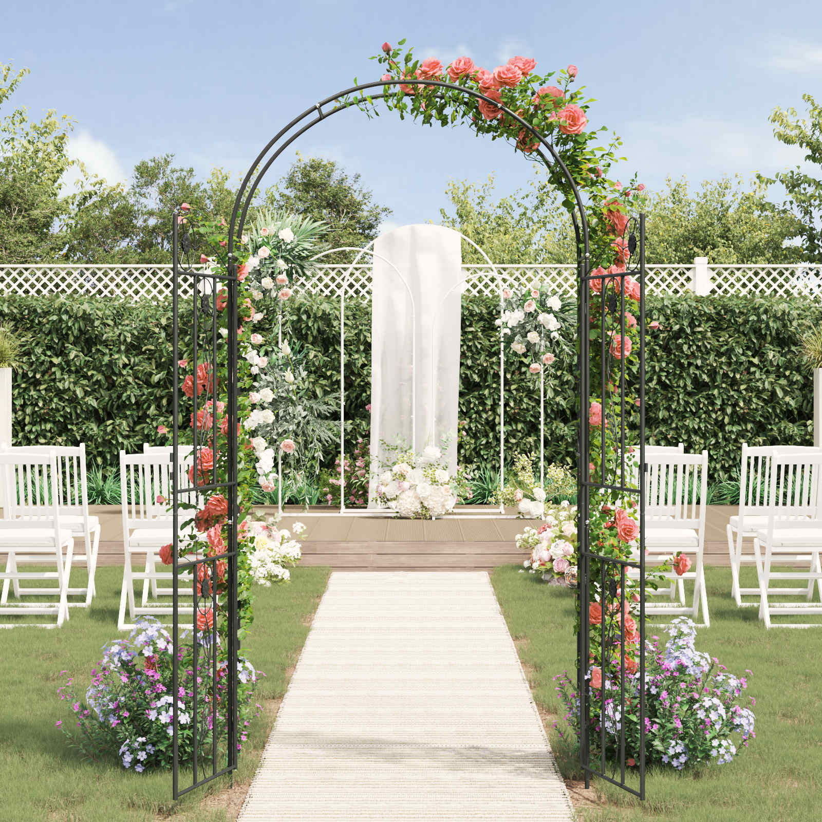 Gartenbogen Uni 115 X 37 X 226 Cm