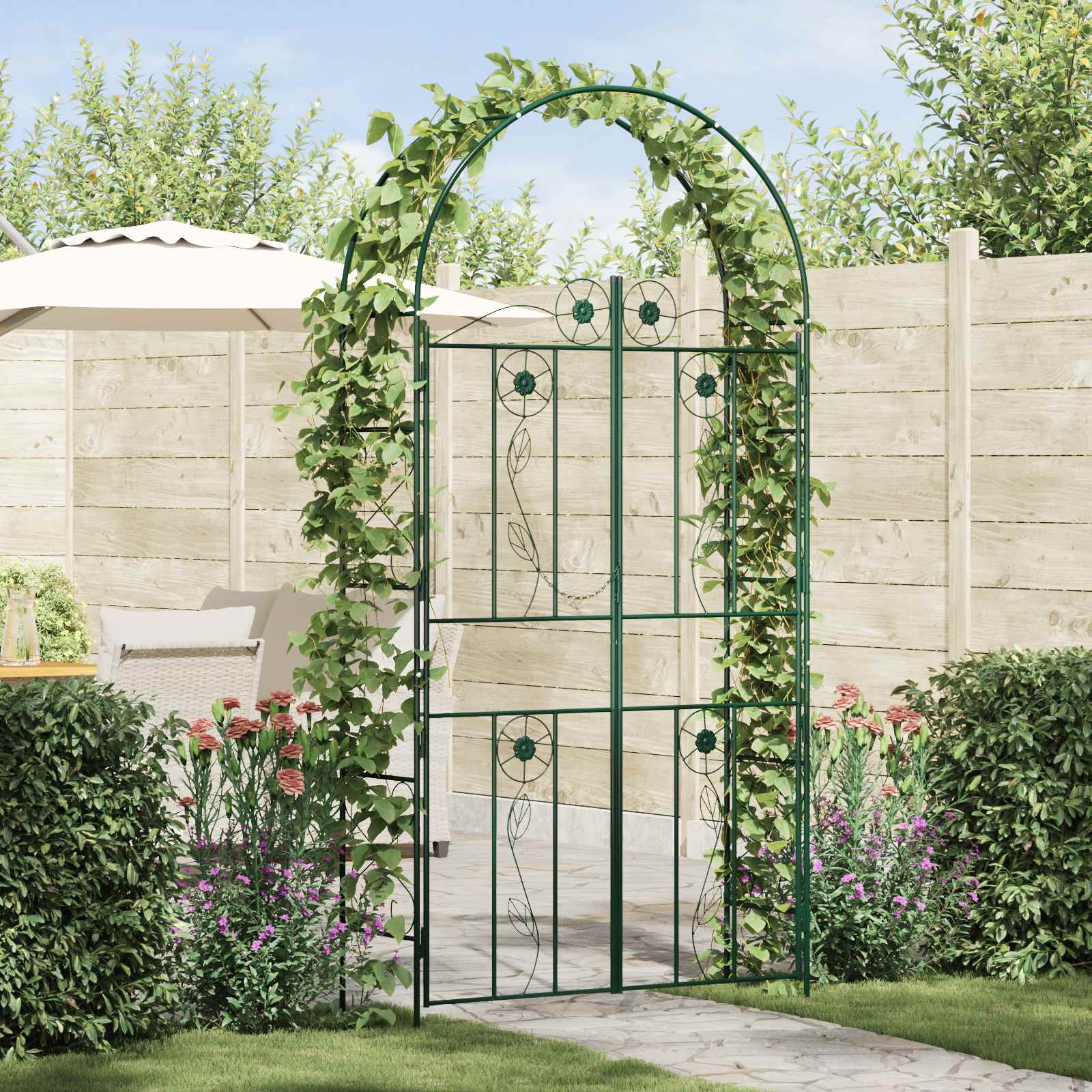 Gartenbogen Uni 115 X 37 X 226 Cm