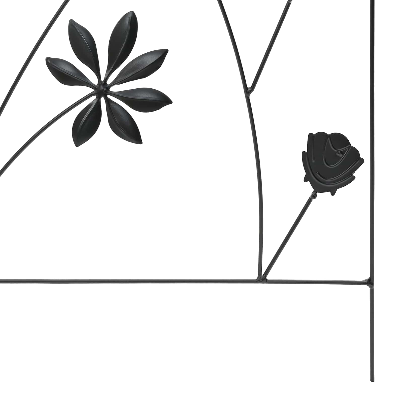 Gartenzaun Mit Schloss 3 Pcs 112 X 39,5 Cm Stahl