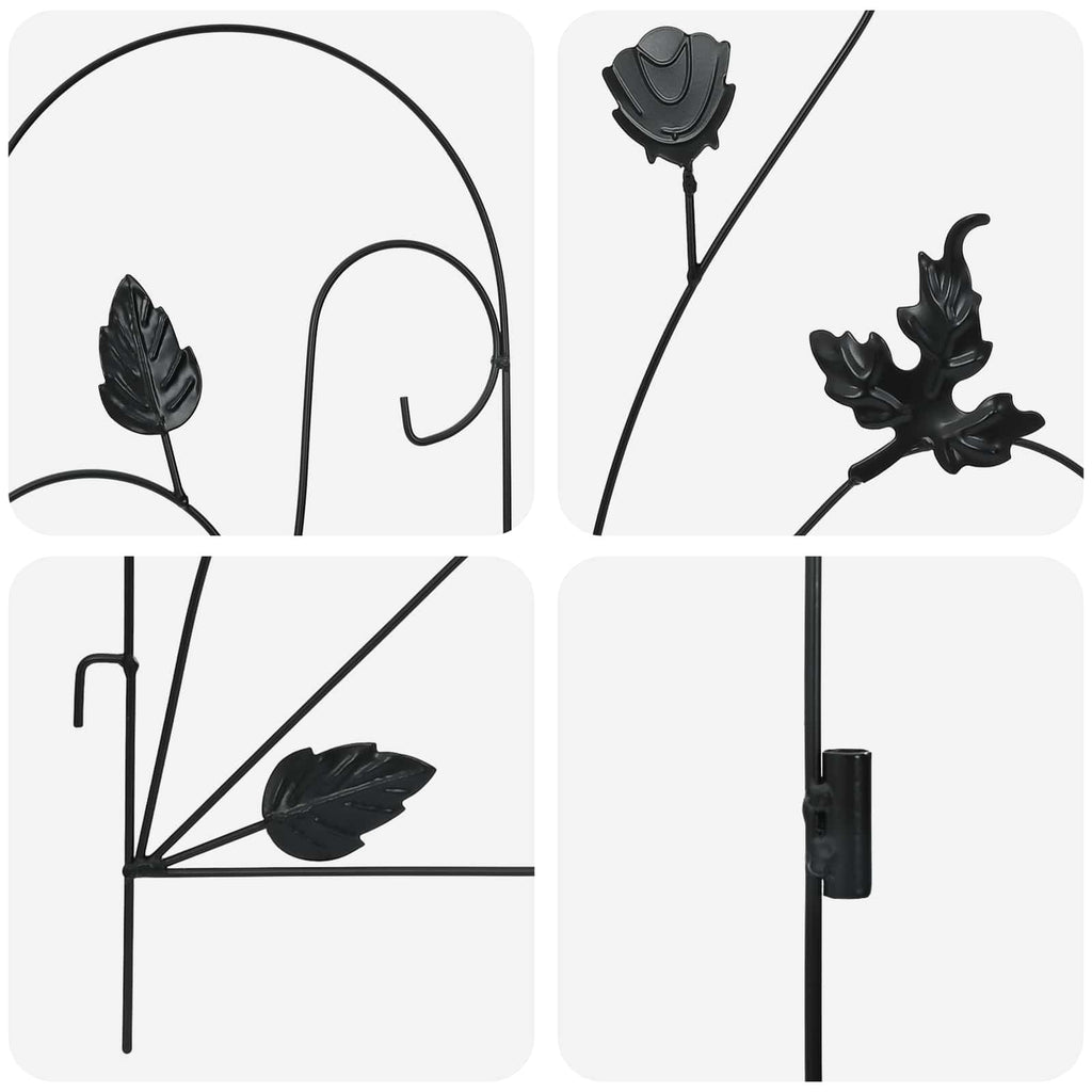 Gartenzaun Spalier 307 X 54,5 X 0,3 Cm