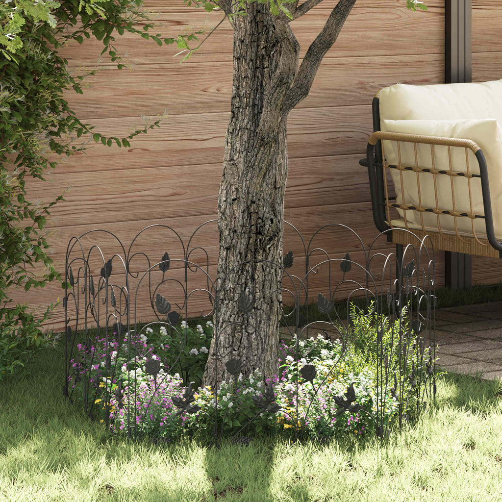 Gartenzaun Spalier 307 X 54,5 X 0,3 Cm