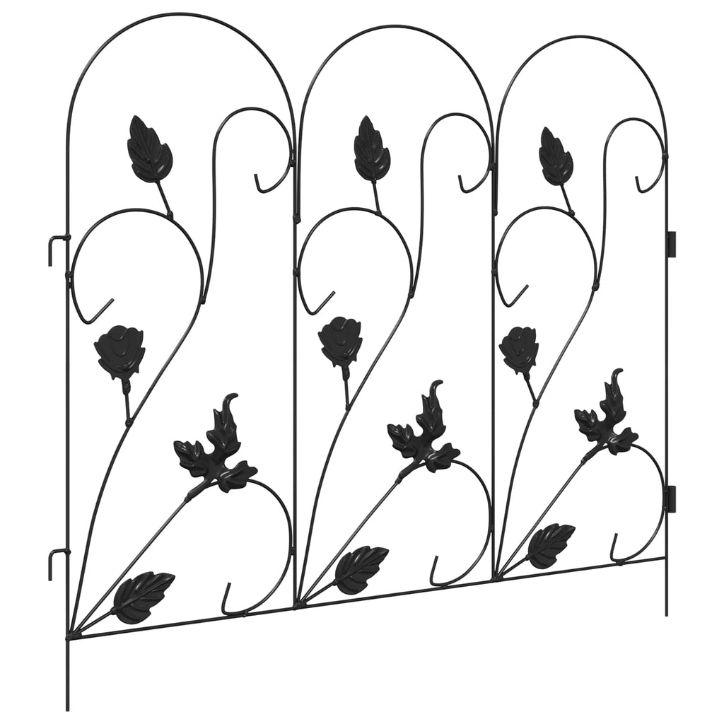 Gartenzaun Spalier 307 X 54,5 X 0,3 Cm