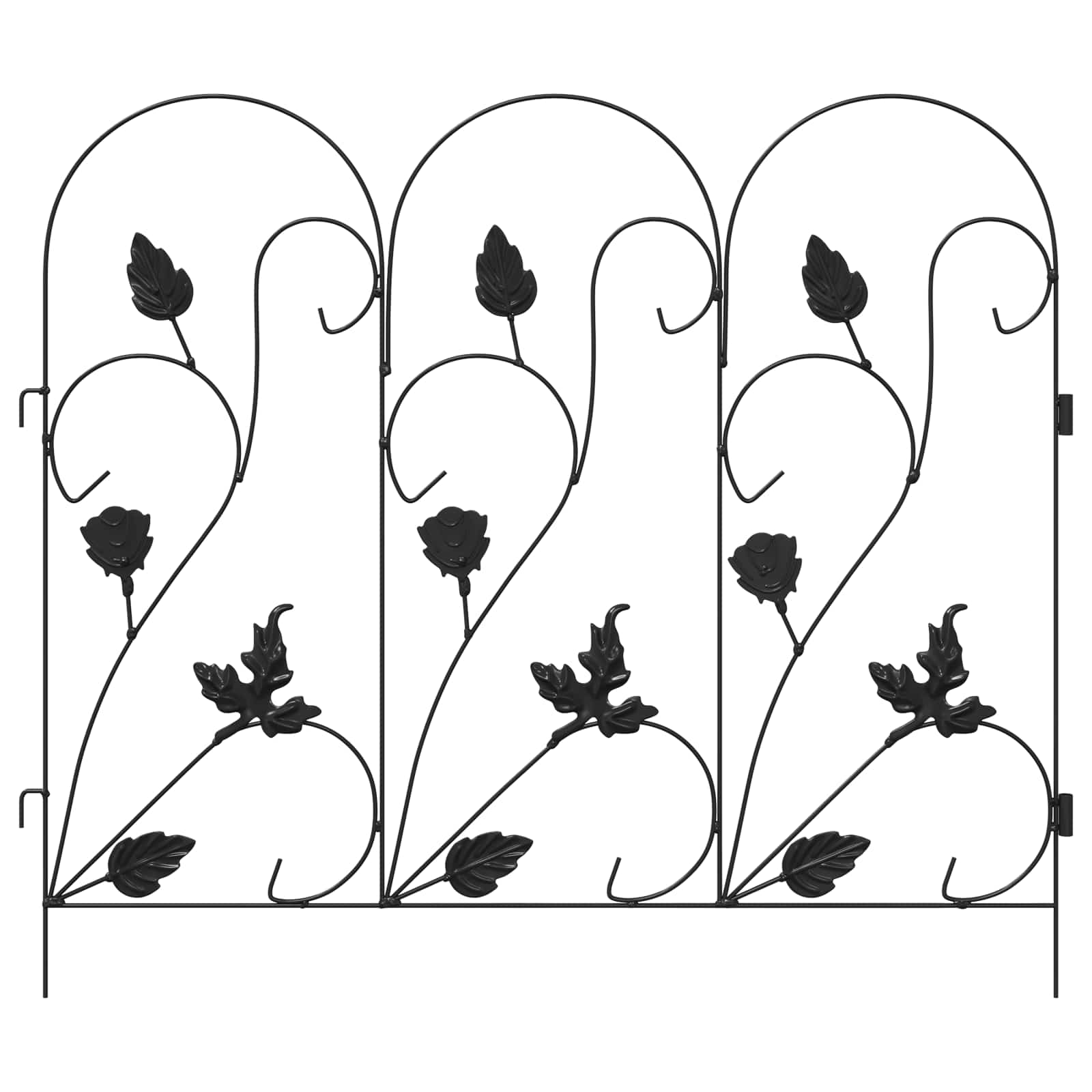 Gartenzaun Spalier 307 X 54,5 X 0,3 Cm