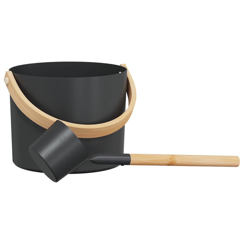 Sauna Zubehör Set 2 Pcs Schwarz