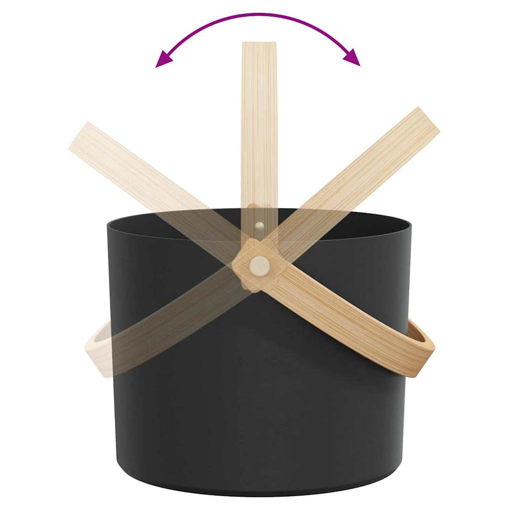 Sauna Zubehör Set 2 Pcs Schwarz