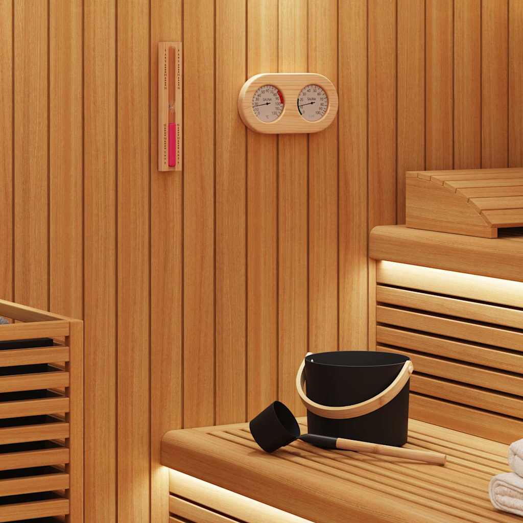 Sauna Zubehör Set 2 Pcs Schwarz