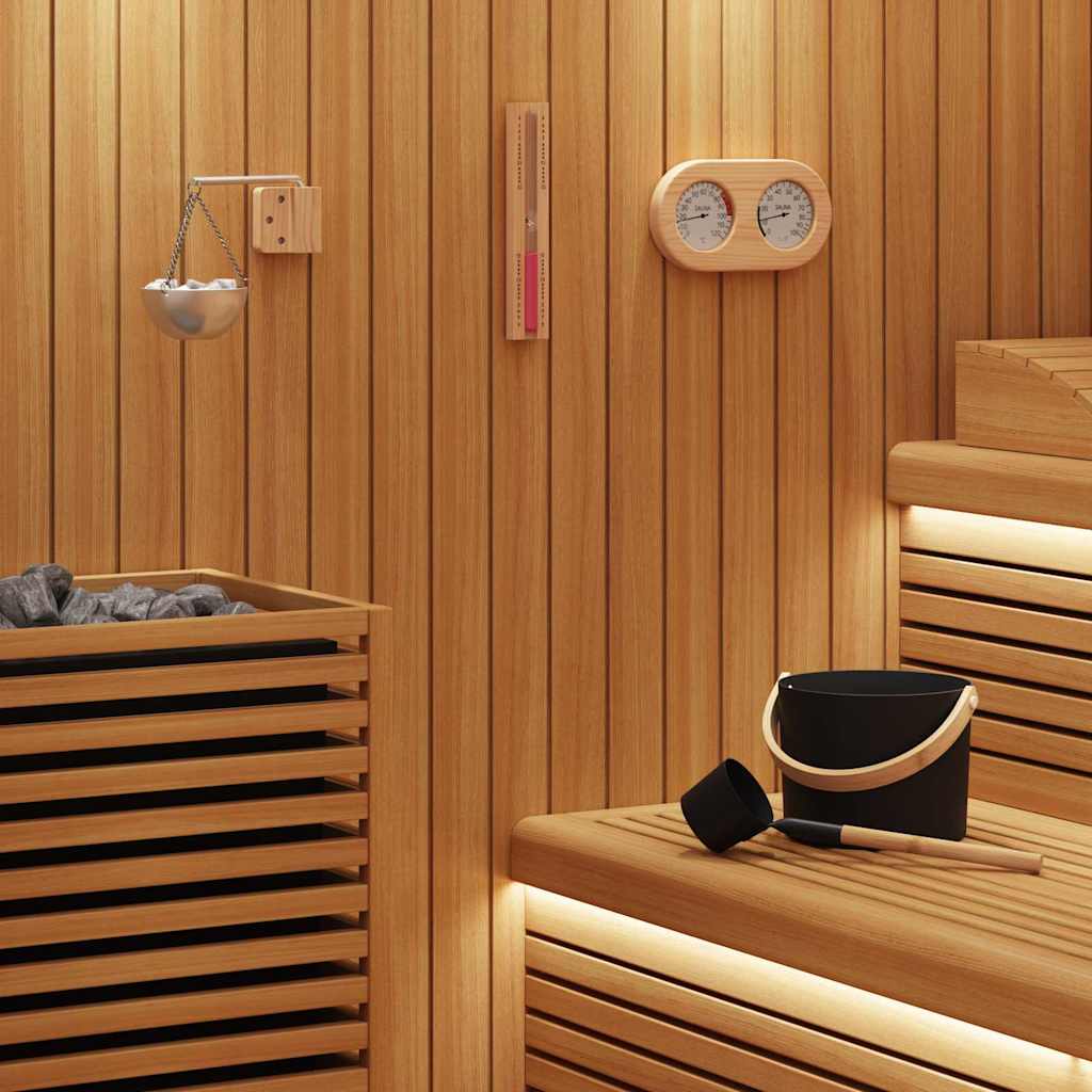 Sauna Zubehör Set 2 Pcs Schwarz