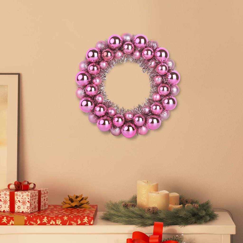 Weihnachtsballkränze 2 Pcs 33 X 33 X 7 Cm Polystyrol