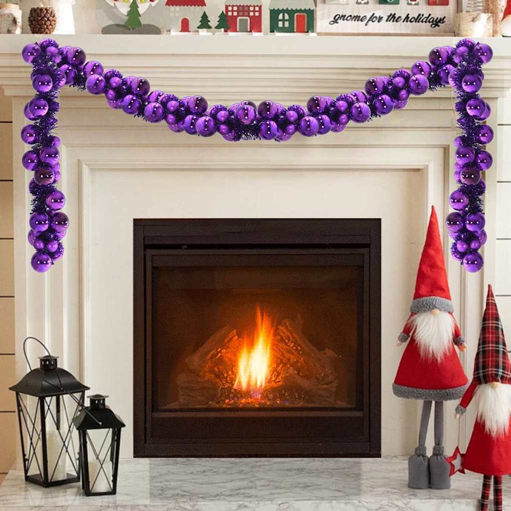 Weihnachtskugelgirlande 186 Cm Polystyrol
