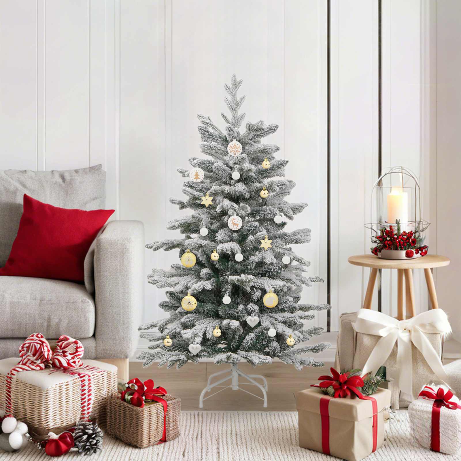 Weihnachtskugel-Set 40 Pcs Kunststoff