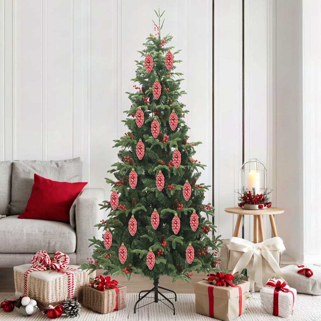 Christmas Pine Cone Ball 40 Pcs Kunststoff