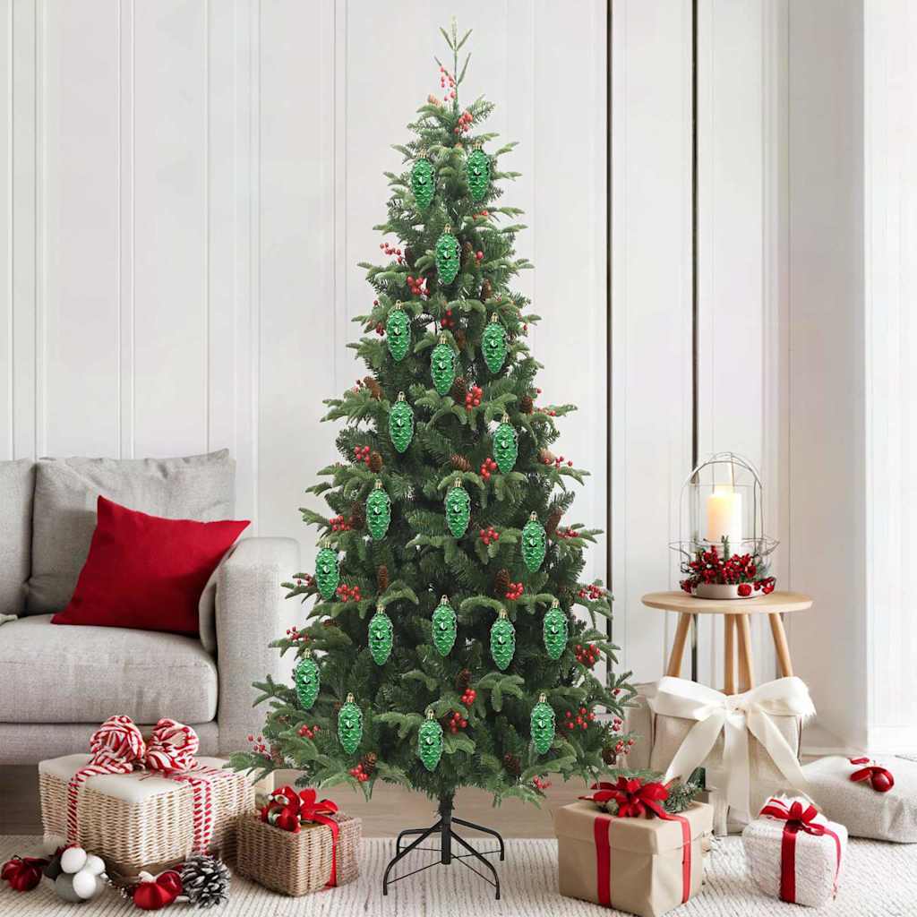 Christmas Pine Cone Ball 40 Pcs Kunststoff