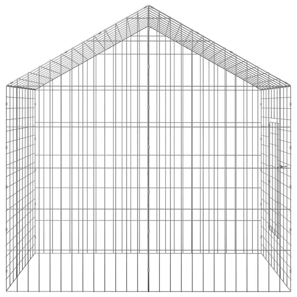 Hasenkäfig Silber 100 X 78 X 78 Cm Verzinkter Stahl