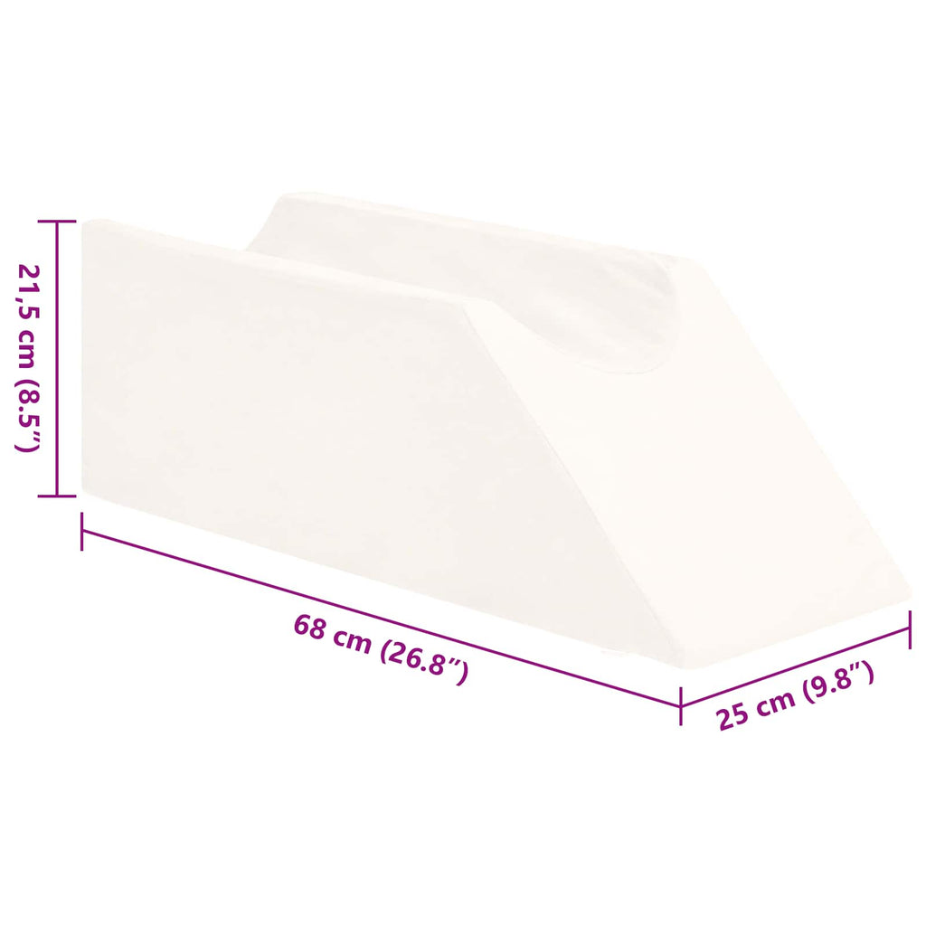 Beinkissen Uni 68 X 25 X 21,5 Cm Pu-Schaum
