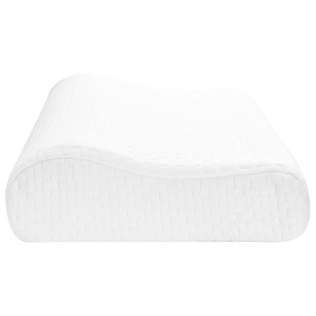 Schlafkissen Uni Weiß 60 X 37 X 12,5 Cm Viscoschaum